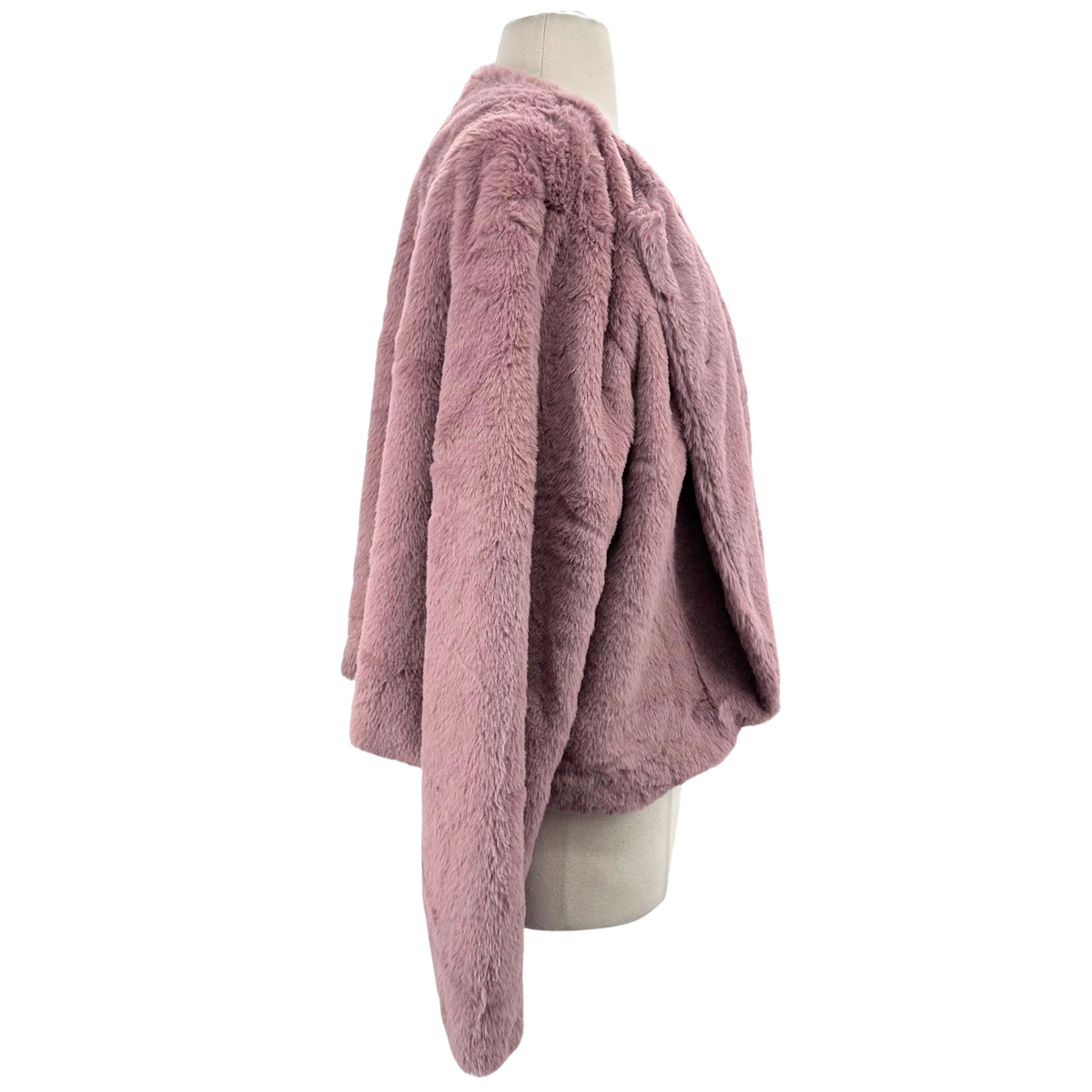 Allegra K Pink Faux Fur