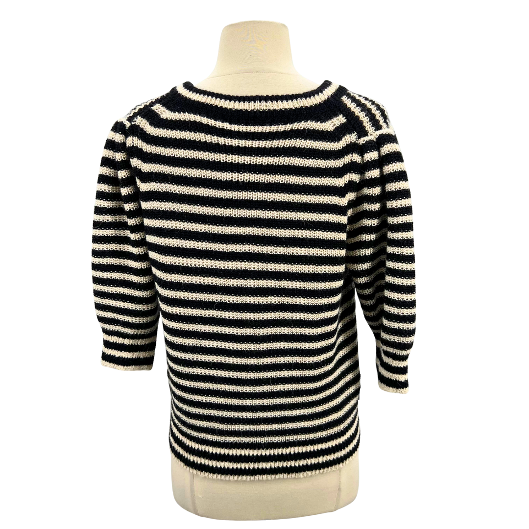 Eleven Six White/Black Sweater