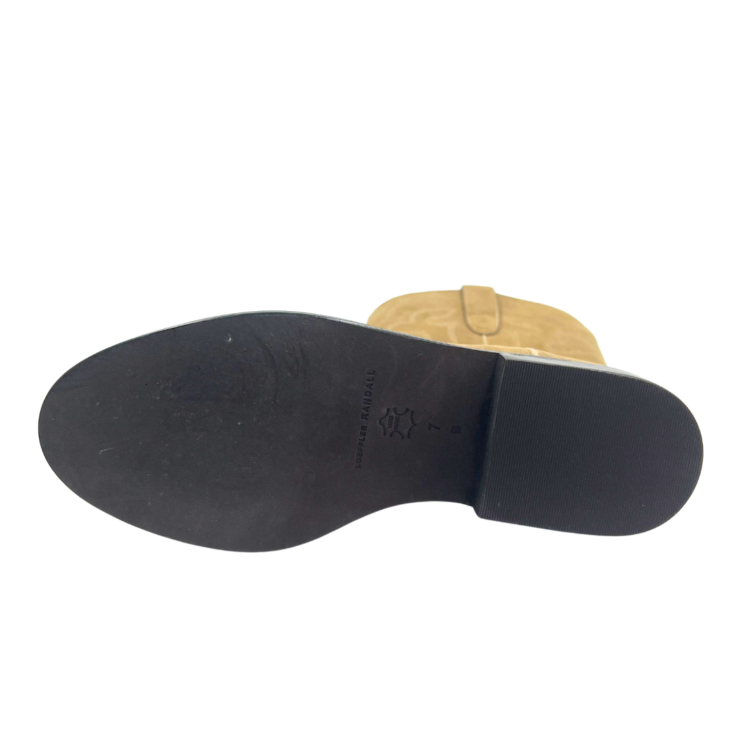 Loeffler Randall 7 Tan Suede Cowboy