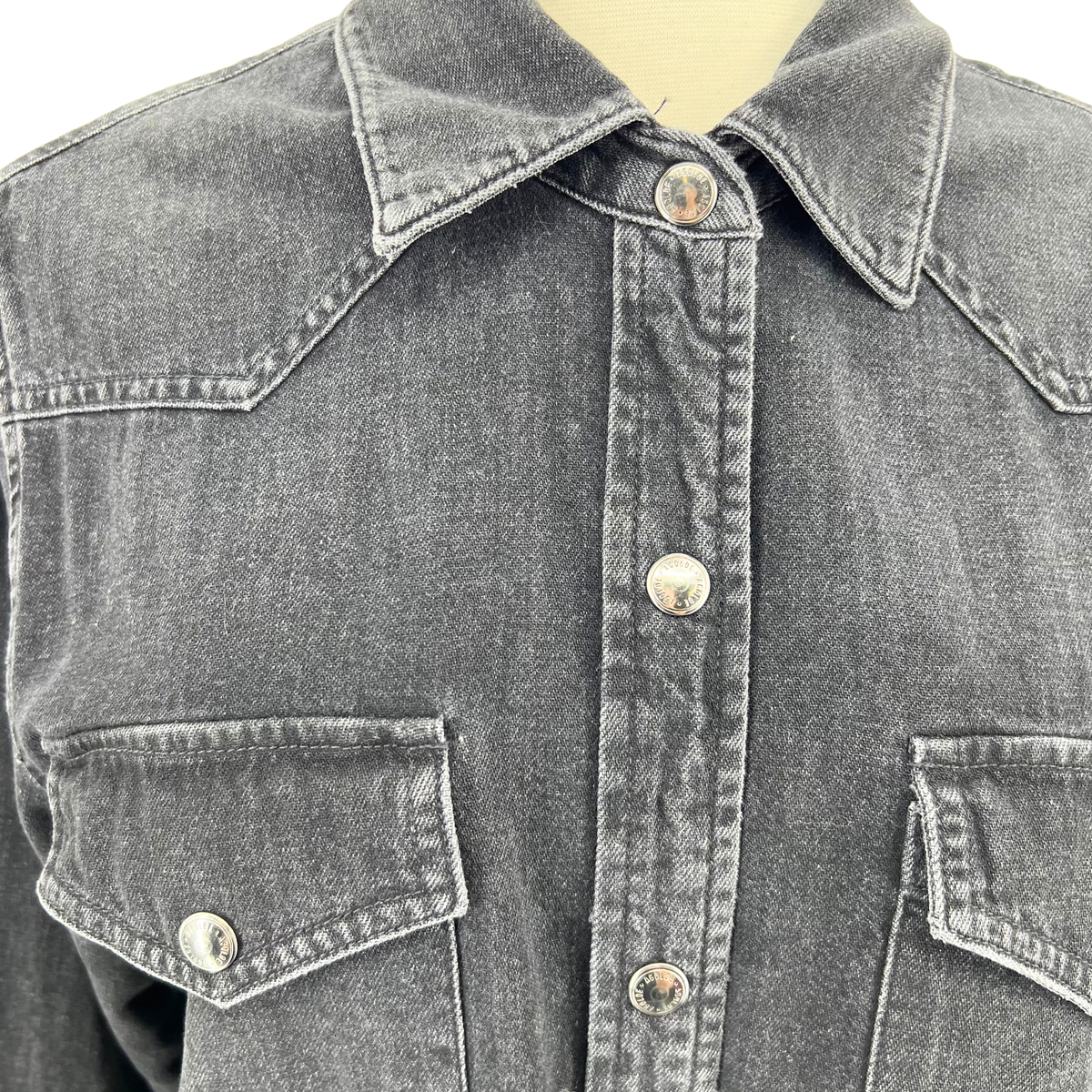 AGOLDE Black Button up
