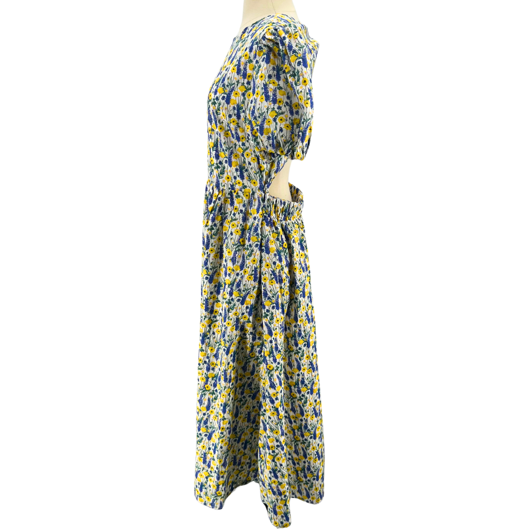 Hyacinth House Size L Blue Floral Dress Hyacinth House Size L Blue Floral Dress