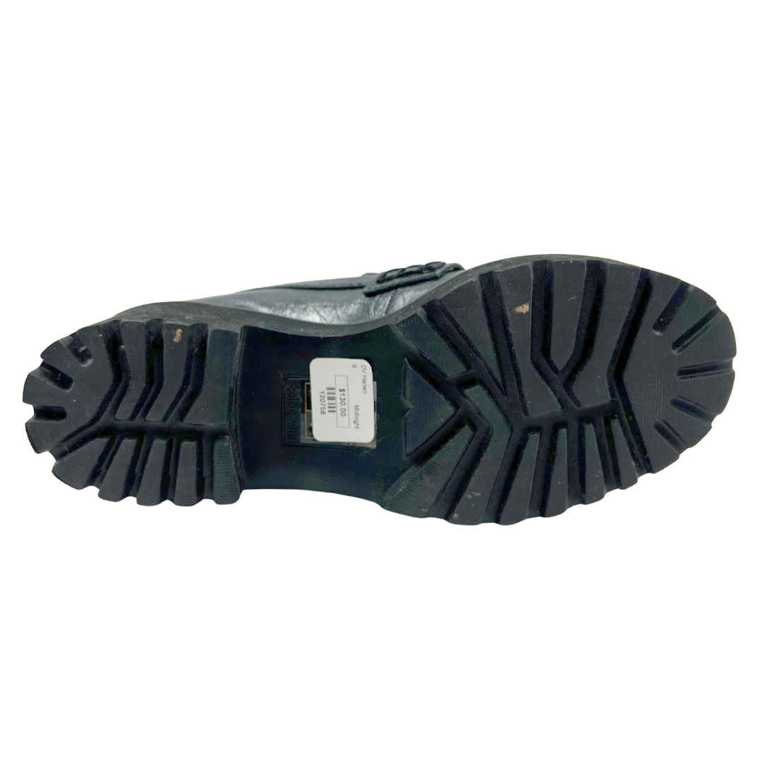 Dolce Vita 6 Black Leather Loafers