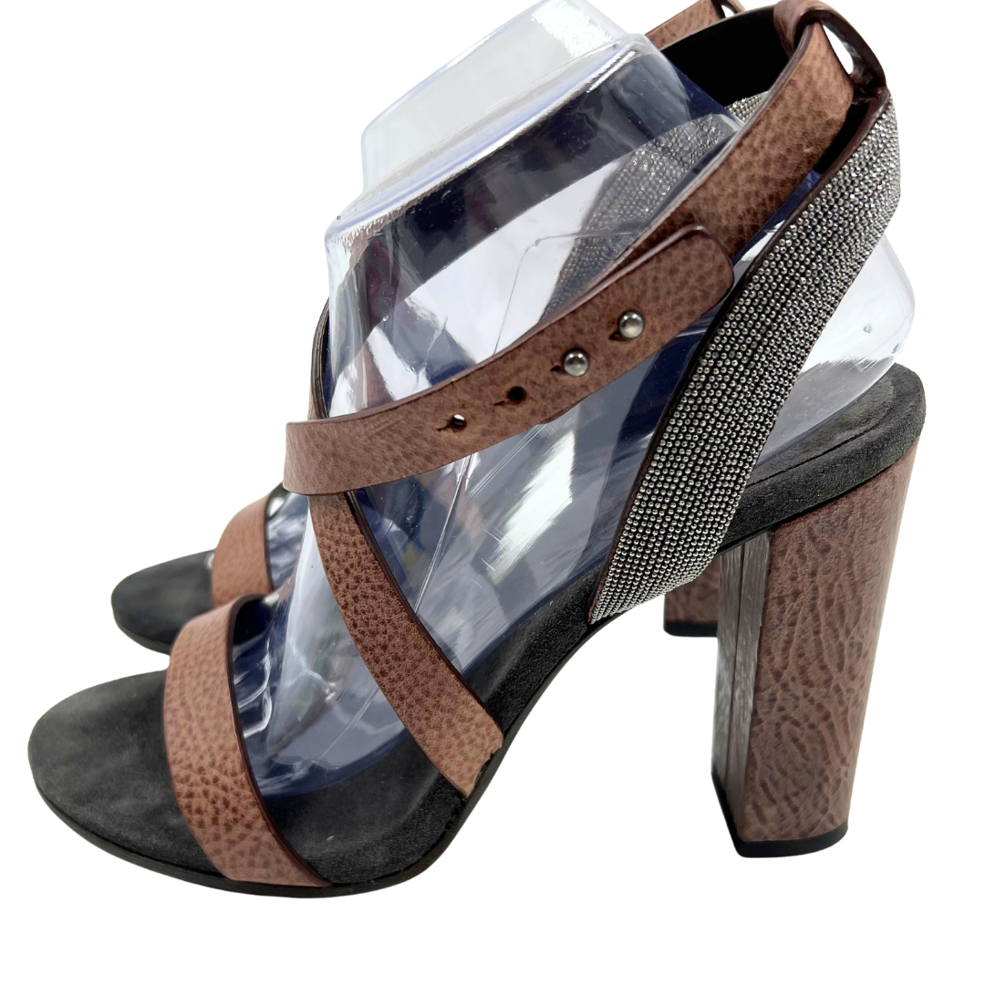 Brunello Cucinelli 40 Brown Heels