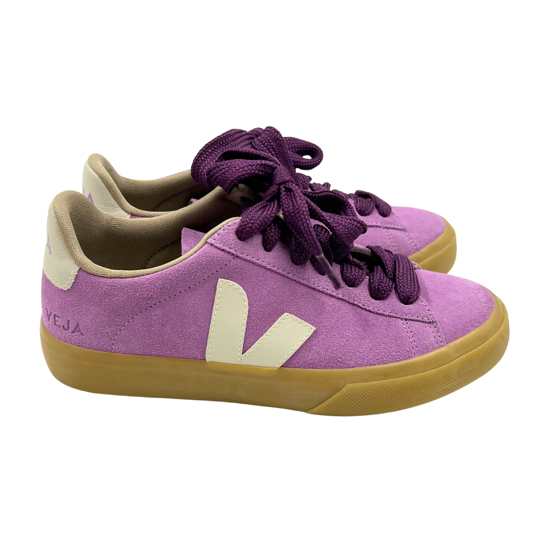 Veja 7 Lavender Suede Sneakers