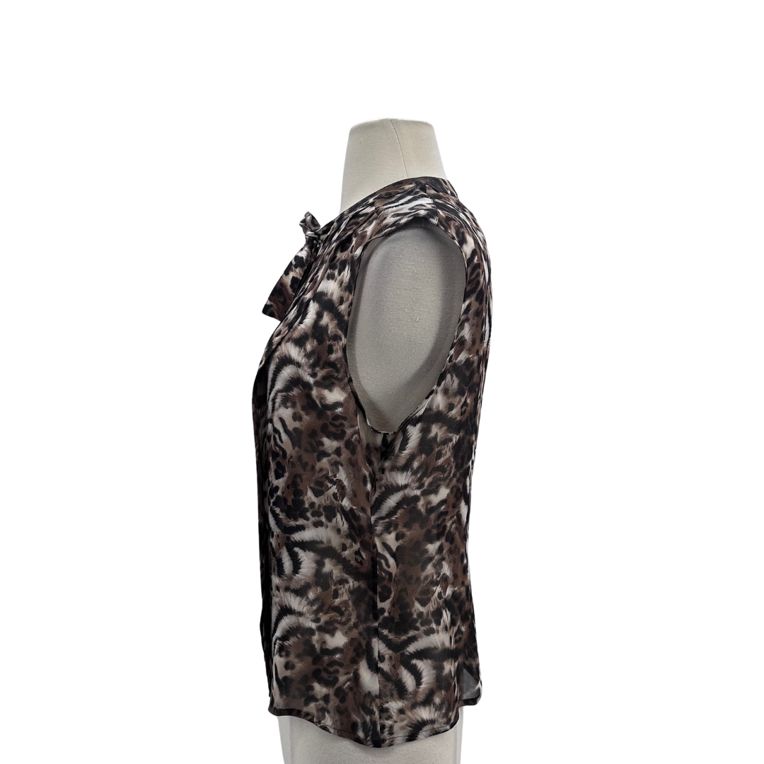 Escada Animal Print Blouse