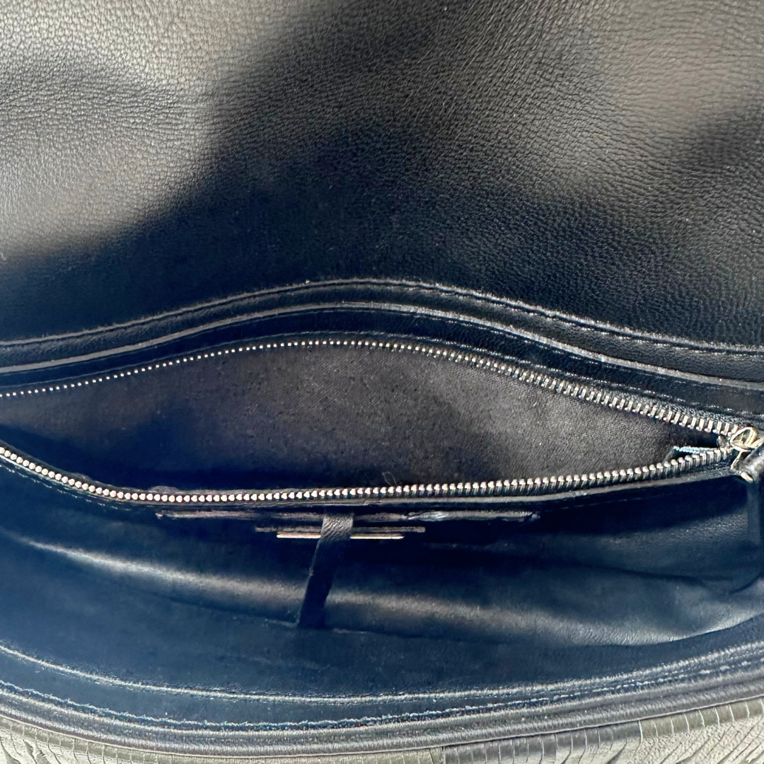 Fendi The Fringed Leather Baguette