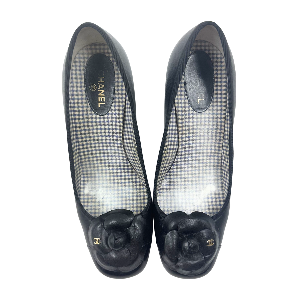 Chanel 10 41 Black Leather Pumps