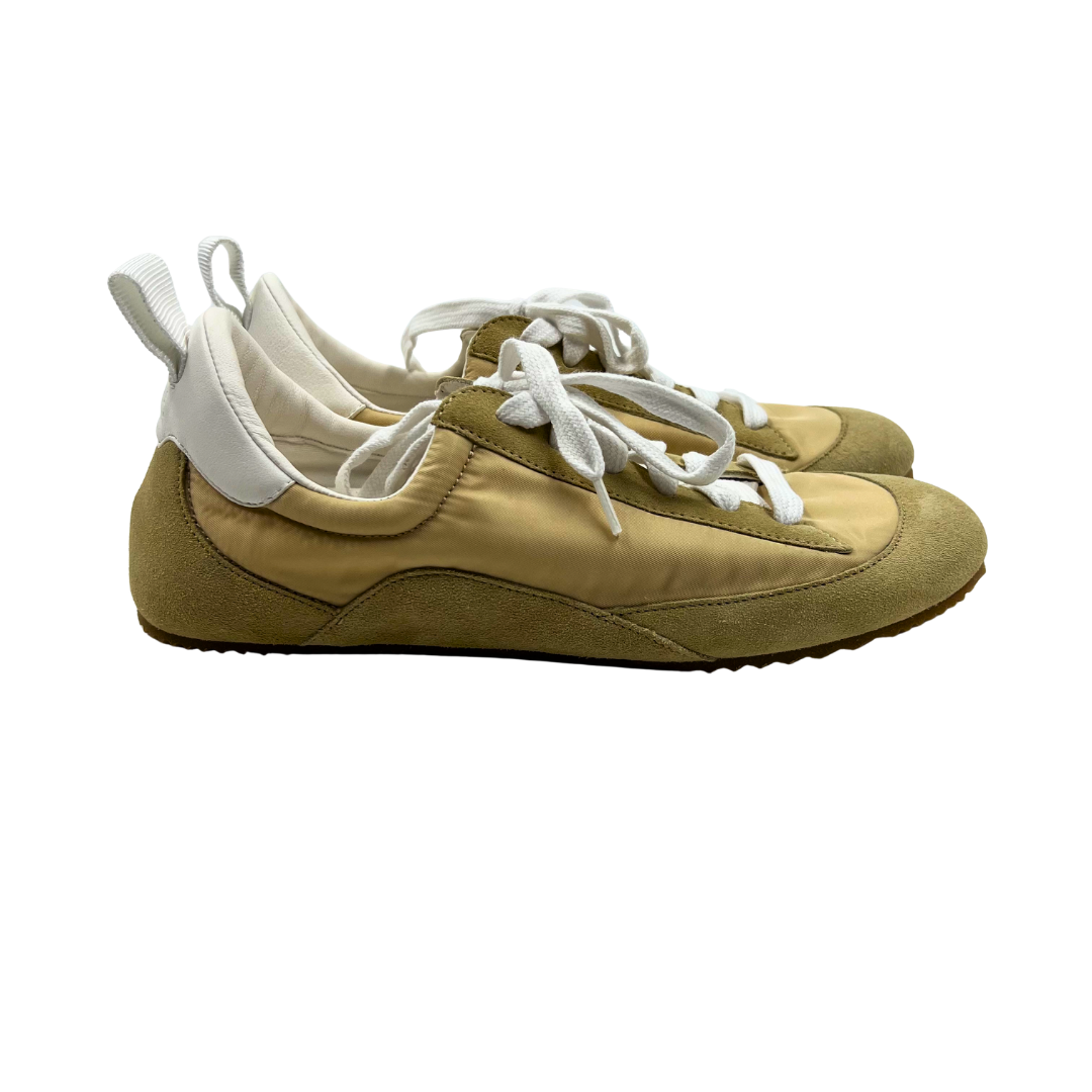 Jamie Haller 6 37 Yellow Saccheto Textile/Leather Sneakers