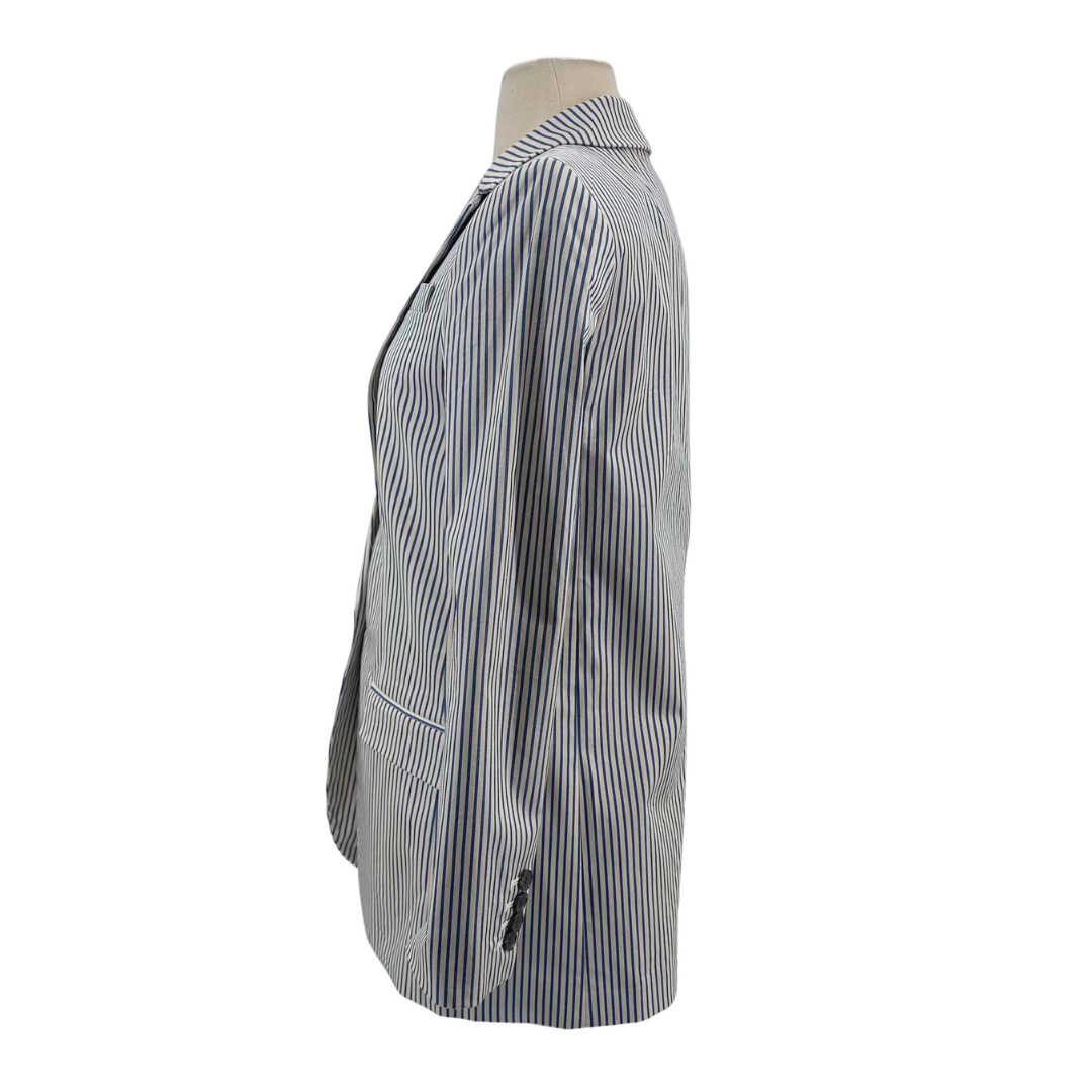 J Crew Blue Stripe Blazer