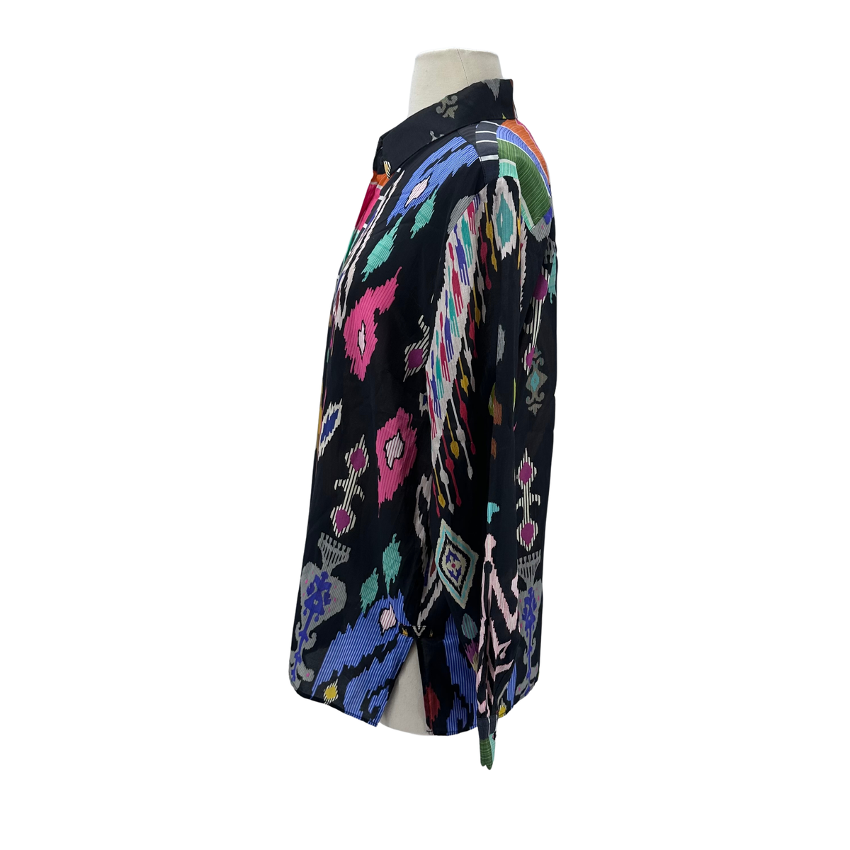 Vilagallo Black multi Button Down