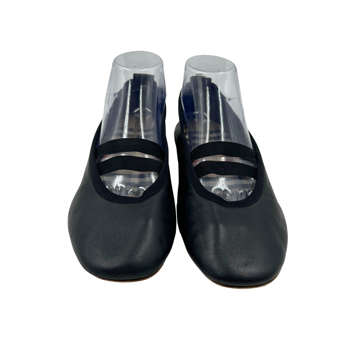 Burberry 8 39 Black Leather Ballet Flat