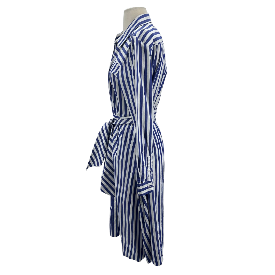 J Crew Blue/White Dress