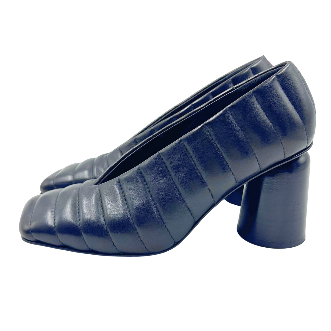 Halmanera 9 40 Black Leather Pumps