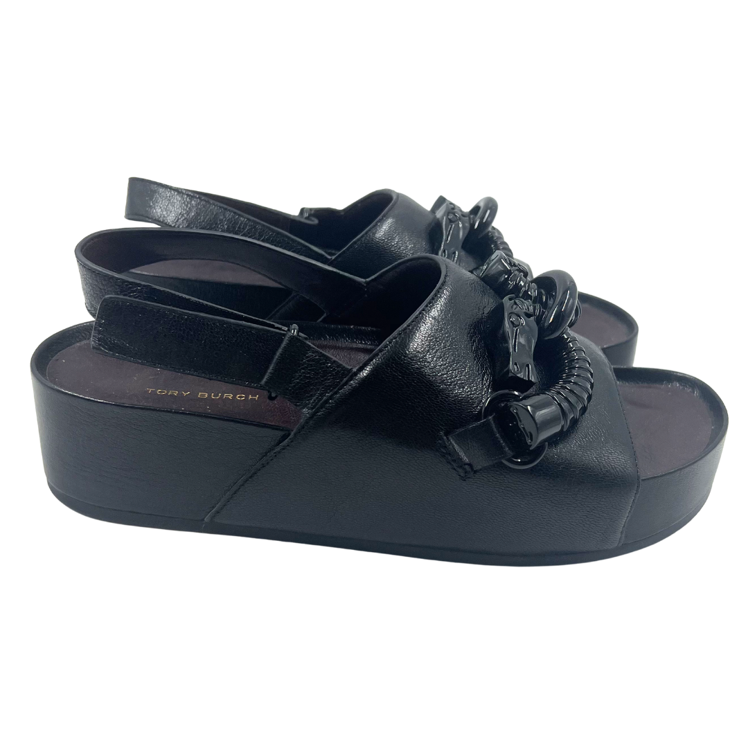 Tory Burch 8.5 Black Sandals