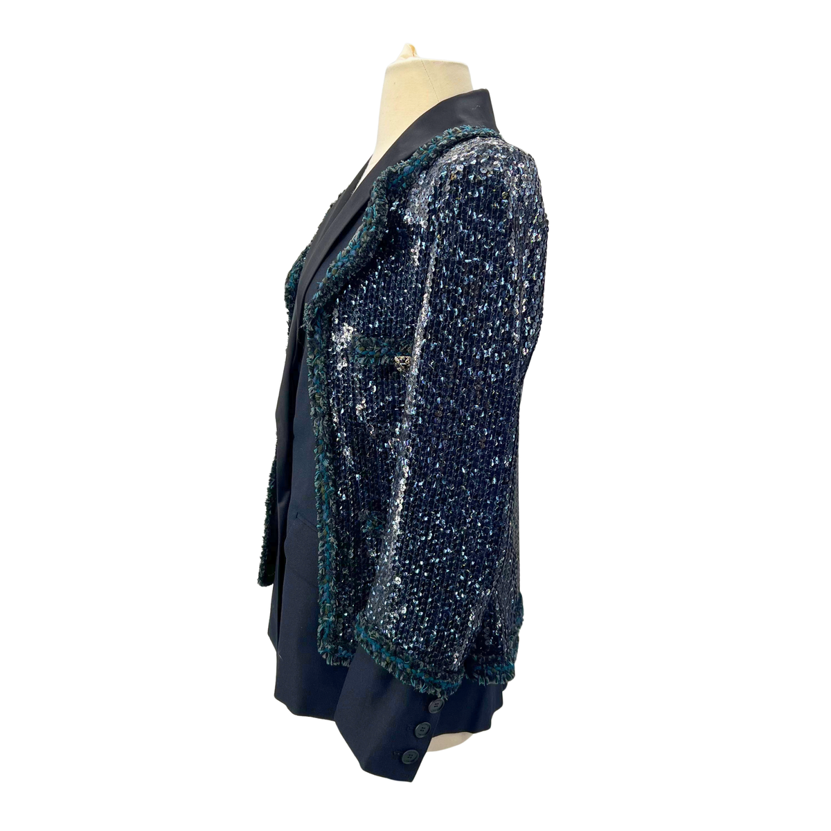 Chanel Black/Green Blazer