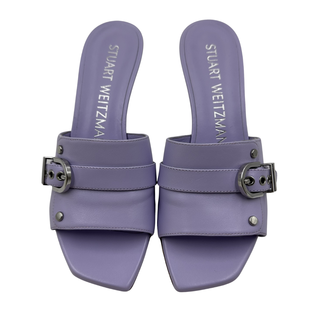 Stuart Weitzman 7.5 Lilac Slides