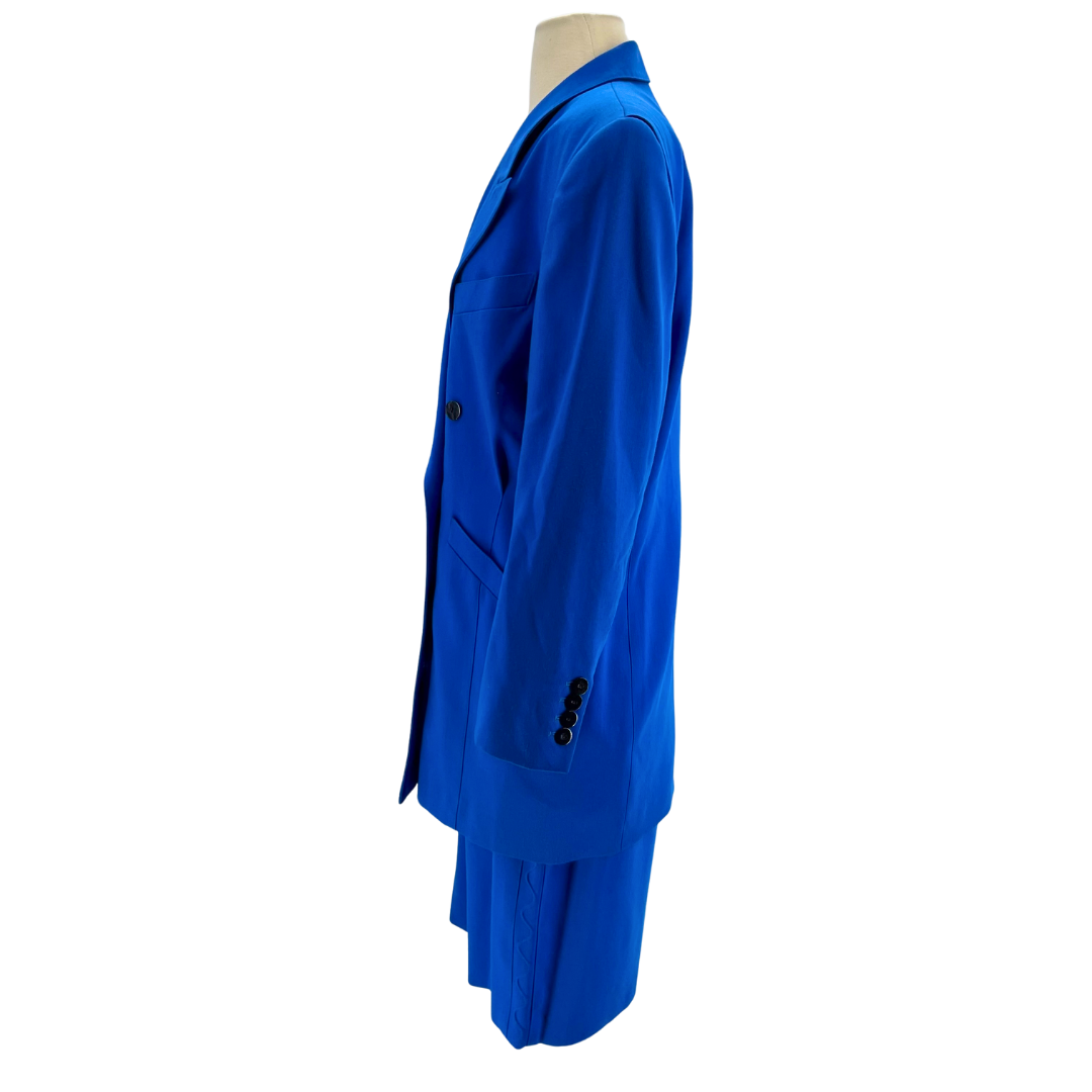 Escada Bright Blue Skirt Suit