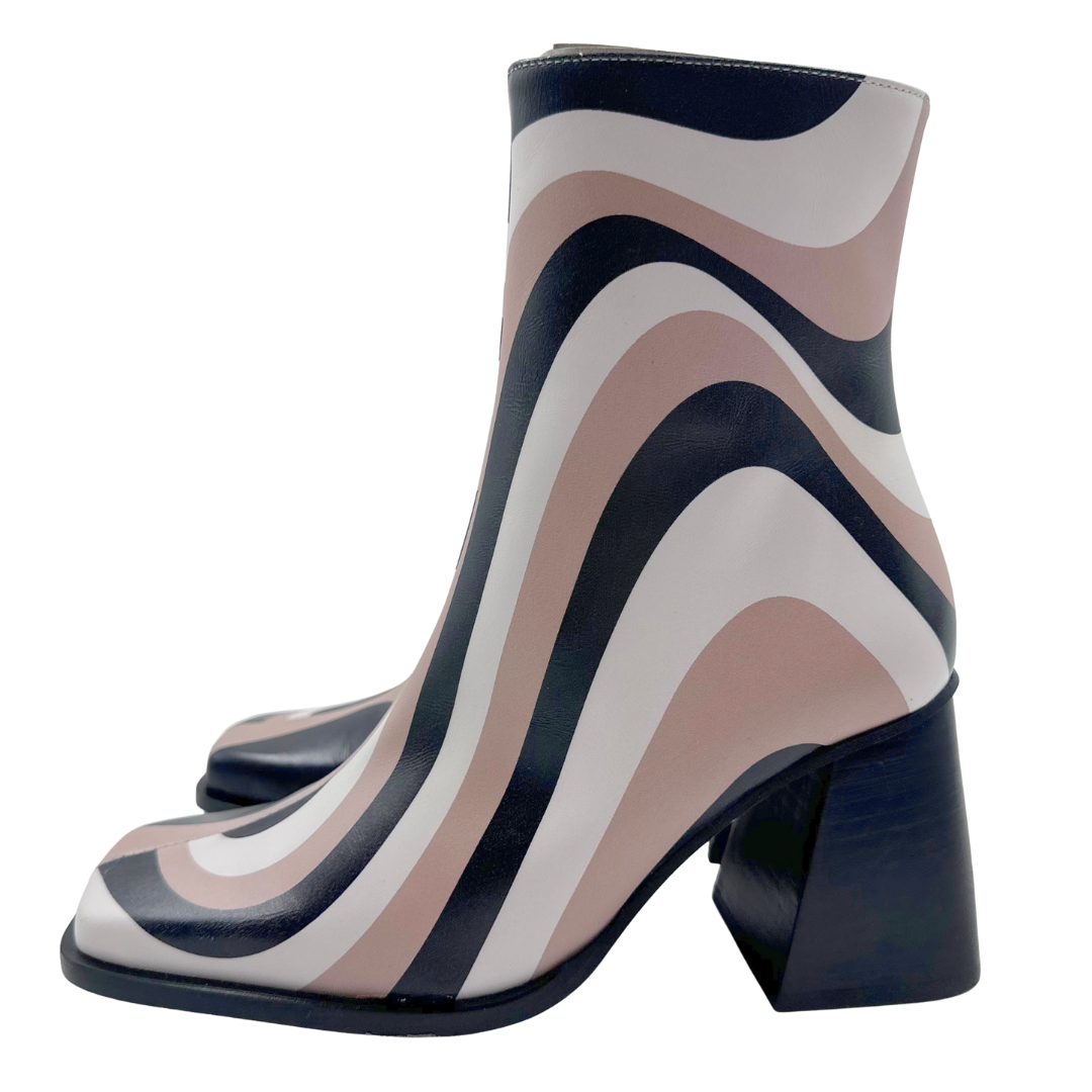 Alohas 7 37 Multi Leather Booties