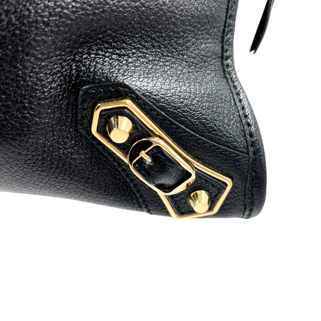 Balenciaga Leather Metallic Edge City