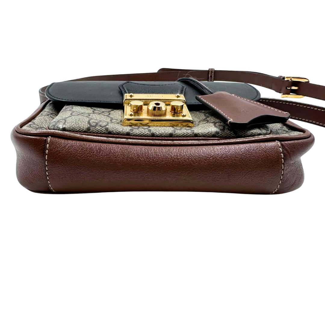 Gucci Supreme Padlock Small Two-way bag