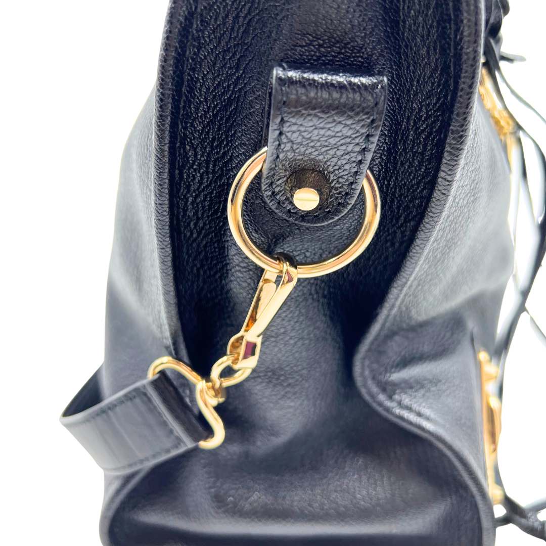 Balenciaga Leather Metallic Edge City