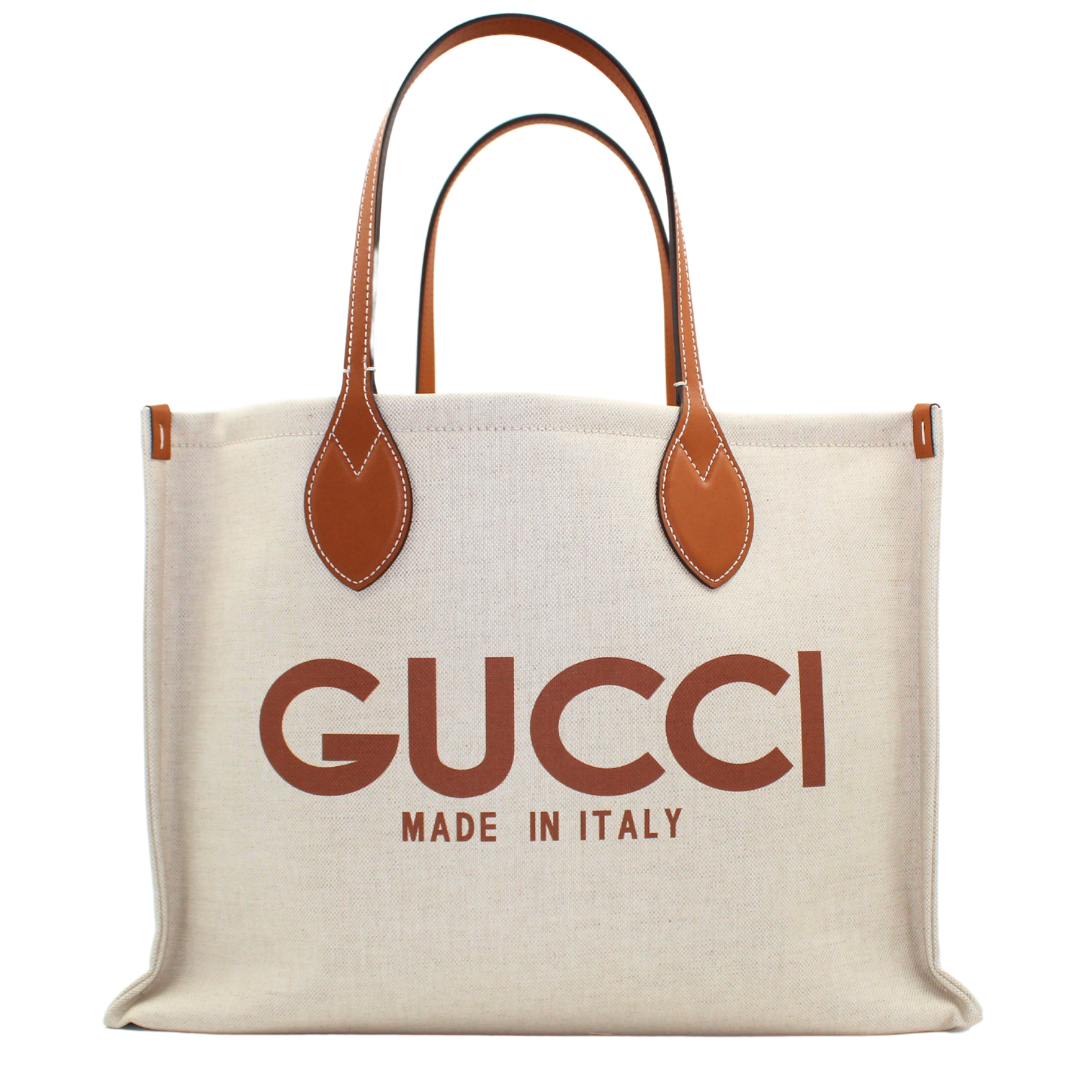 Gucci Tote Bag with Gucci Print
