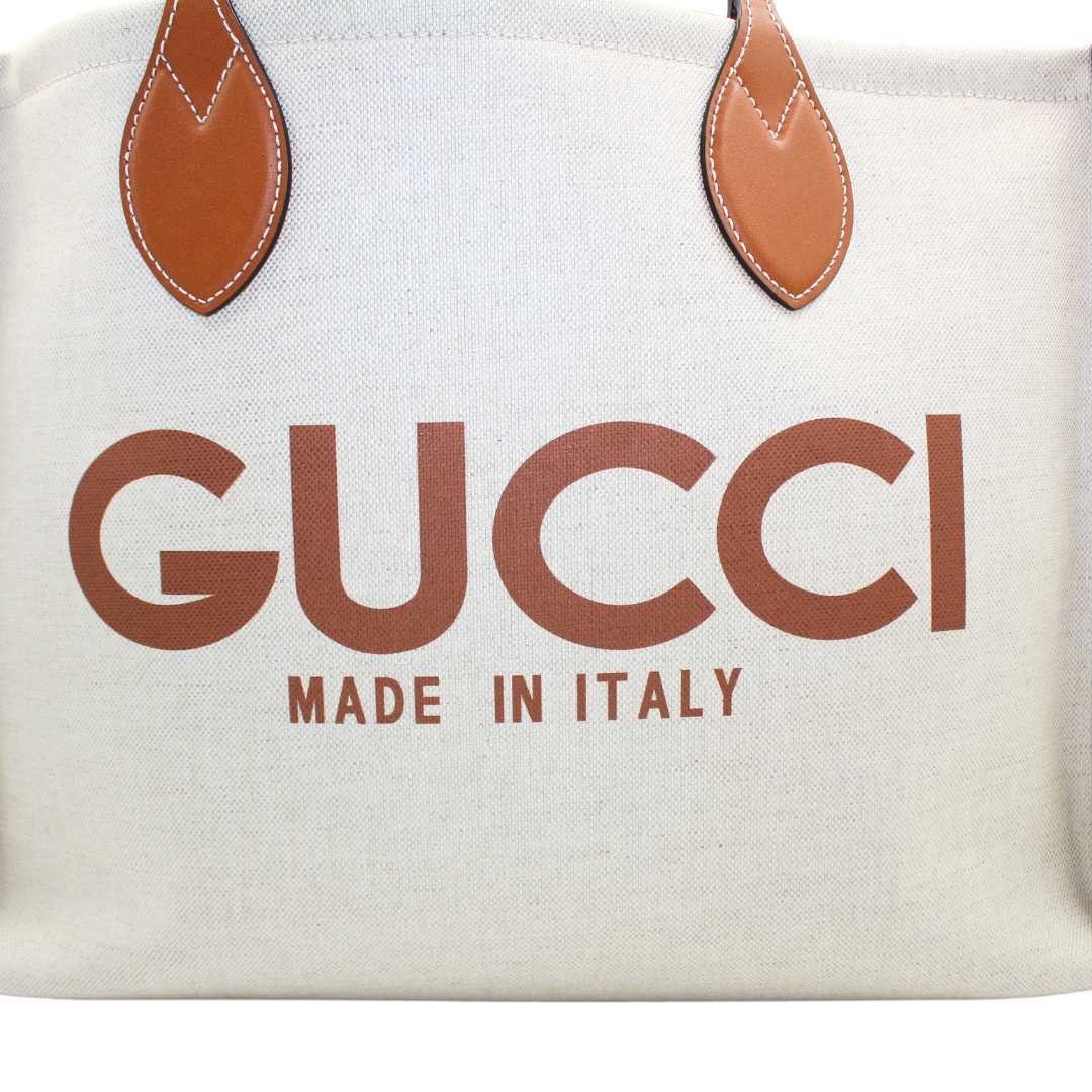 Gucci Tote Bag with Gucci Print