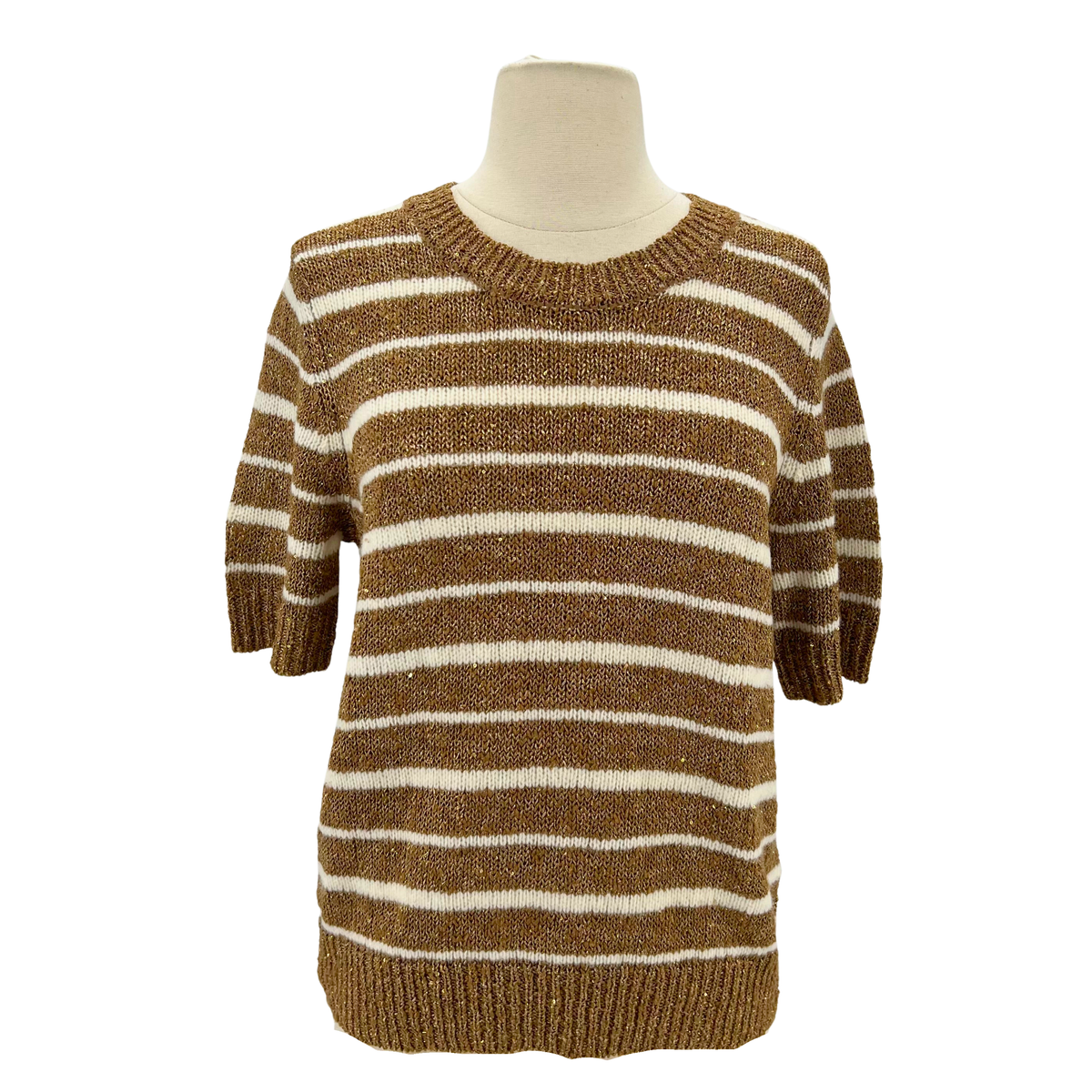 unsubscribed Gold/White Sweater