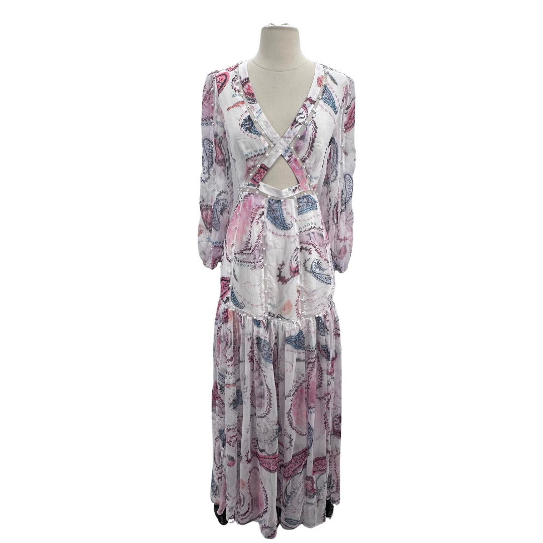 untamed petals White/Multi Dress