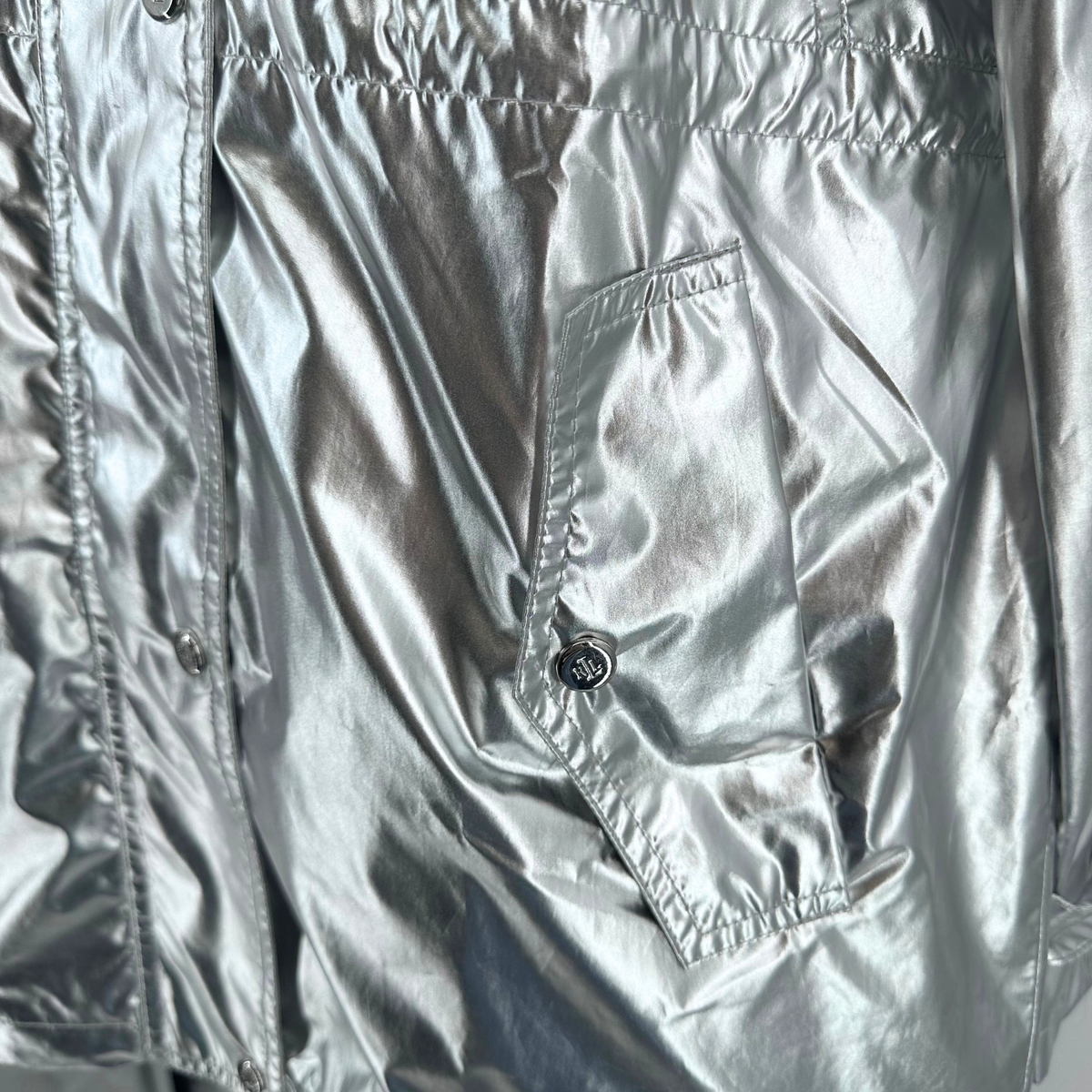Ralph Lauren Black Silver Anorak