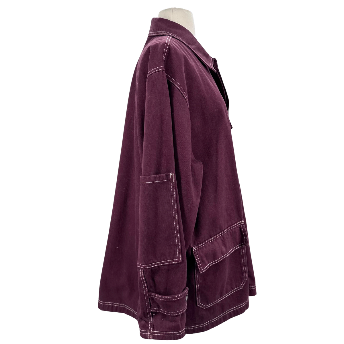 Mads Norgaard Size 36 Burgundy Coat