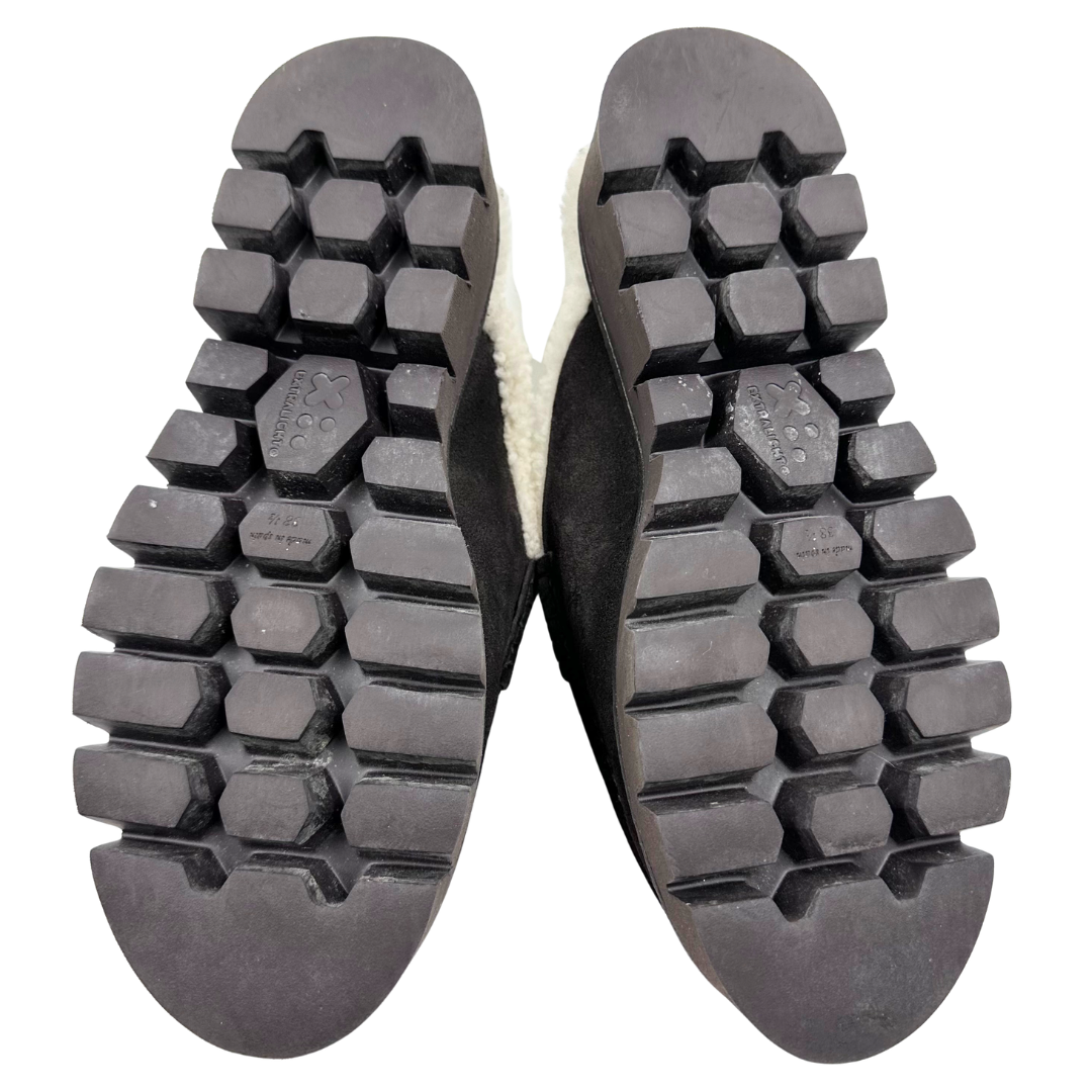 Pedro Garcia 8.5 Brown Shearling Flats