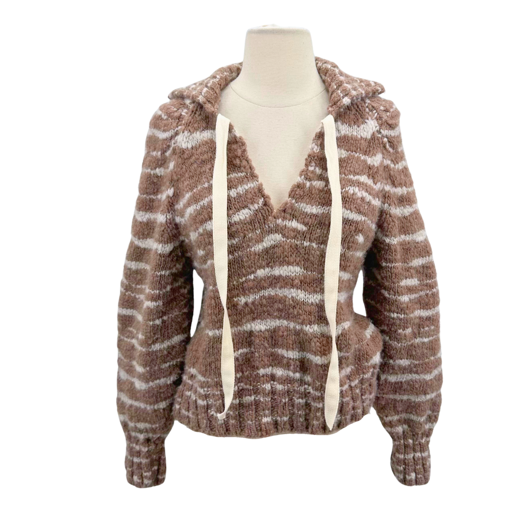 Ulla Johnson Tan/Cream Sweater