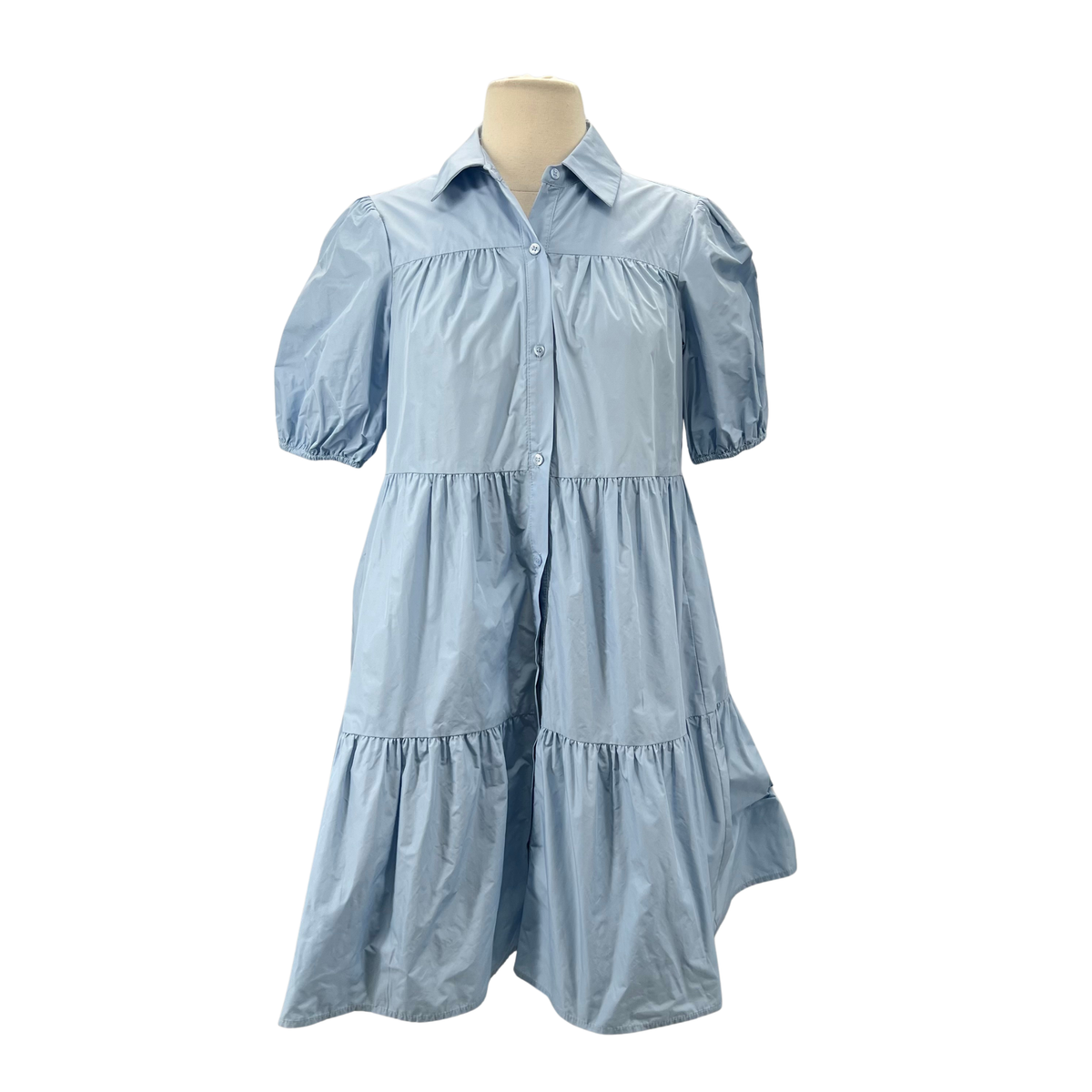 Lavender Brown Light Blue Dress