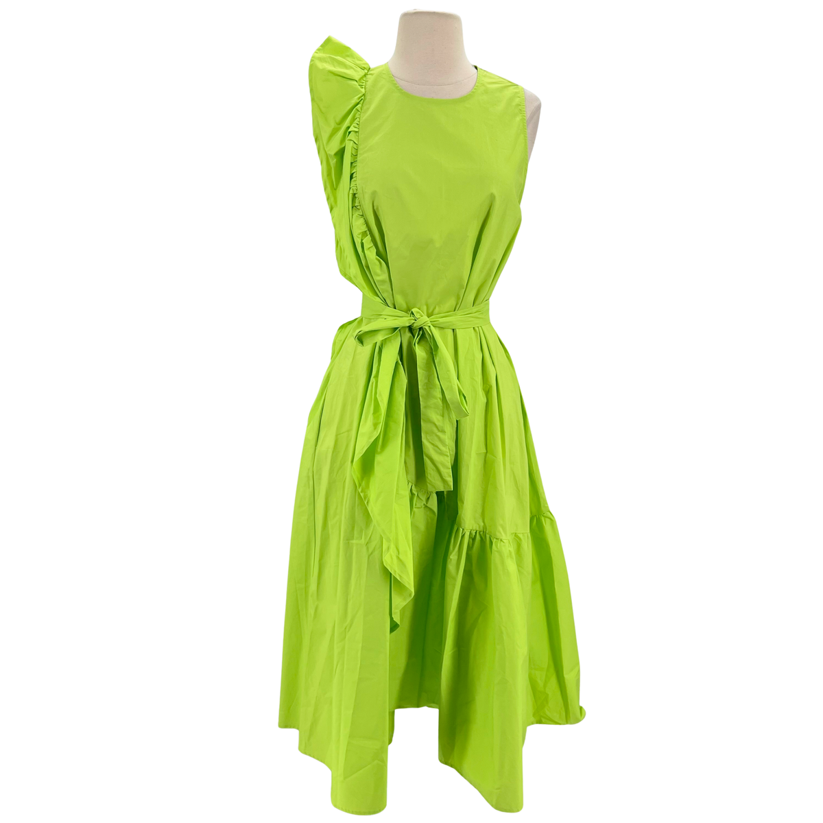 Psophia Lime Green Maxi Dress