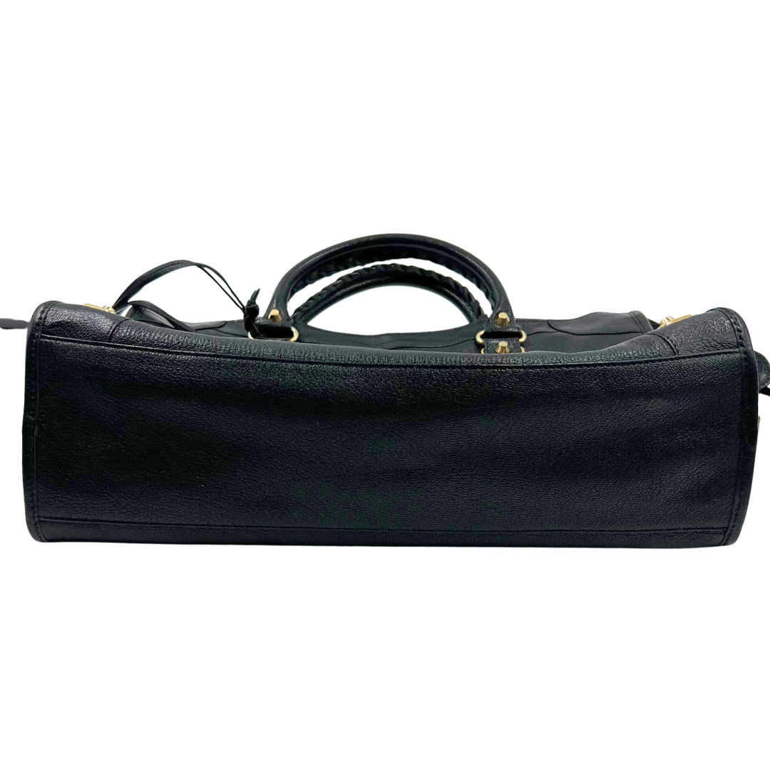 Balenciaga Leather Metallic Edge City