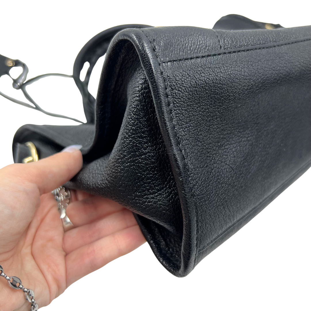 Balenciaga Leather Metallic Edge City