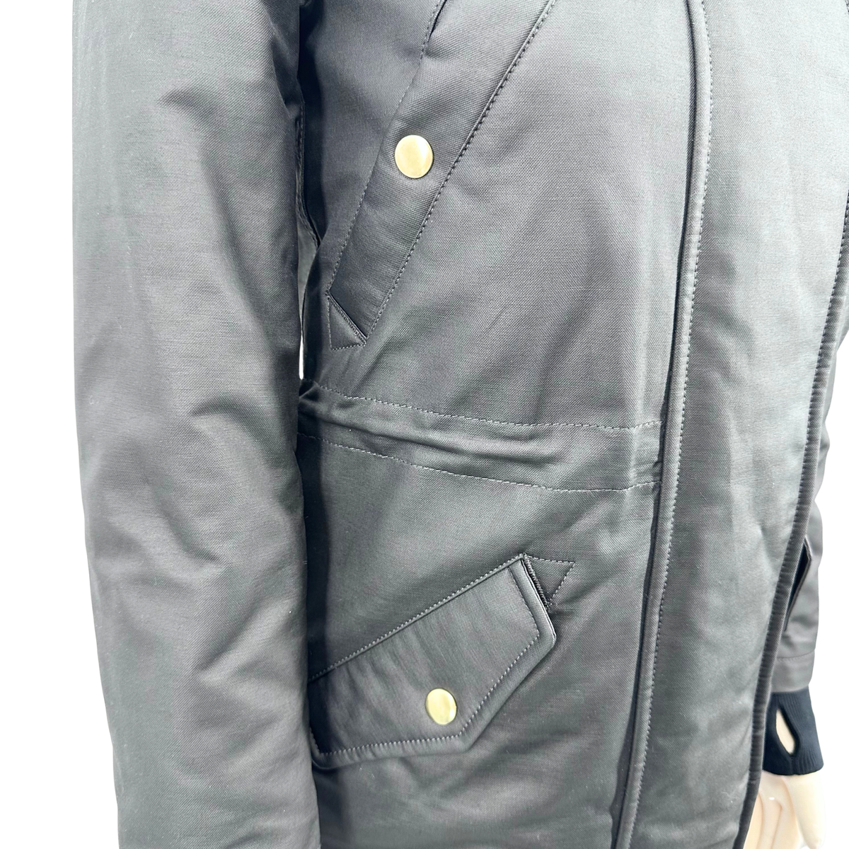 J Crew Black Parka