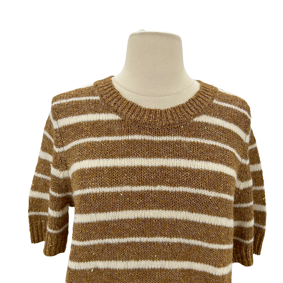 unsubscribed Gold/White Sweater