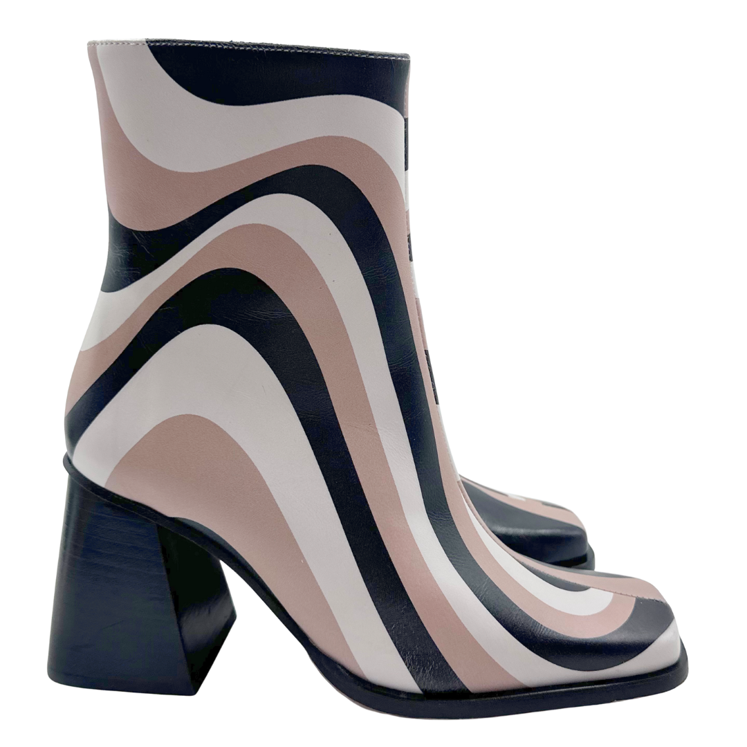 Alohas 7 37 Multi Leather Booties