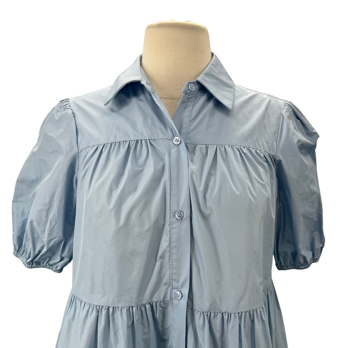 Lavender Brown Light Blue Dress