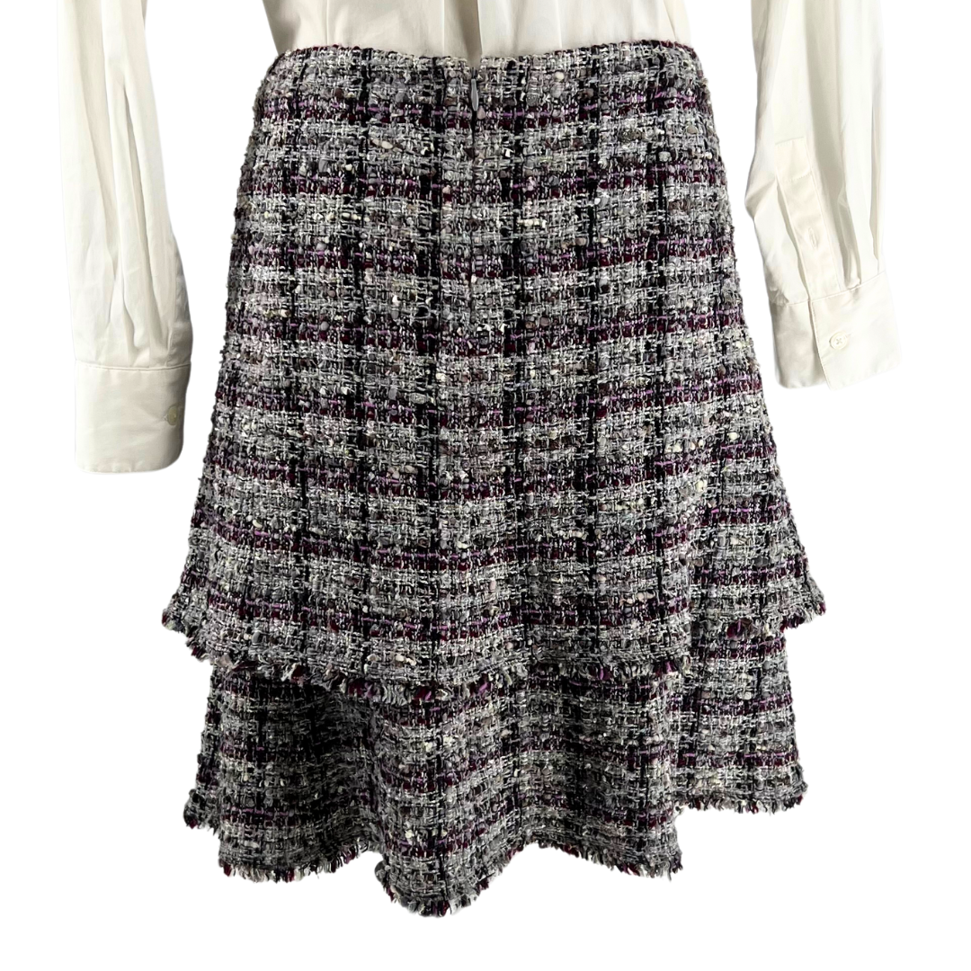 Chanel Gray Skirt