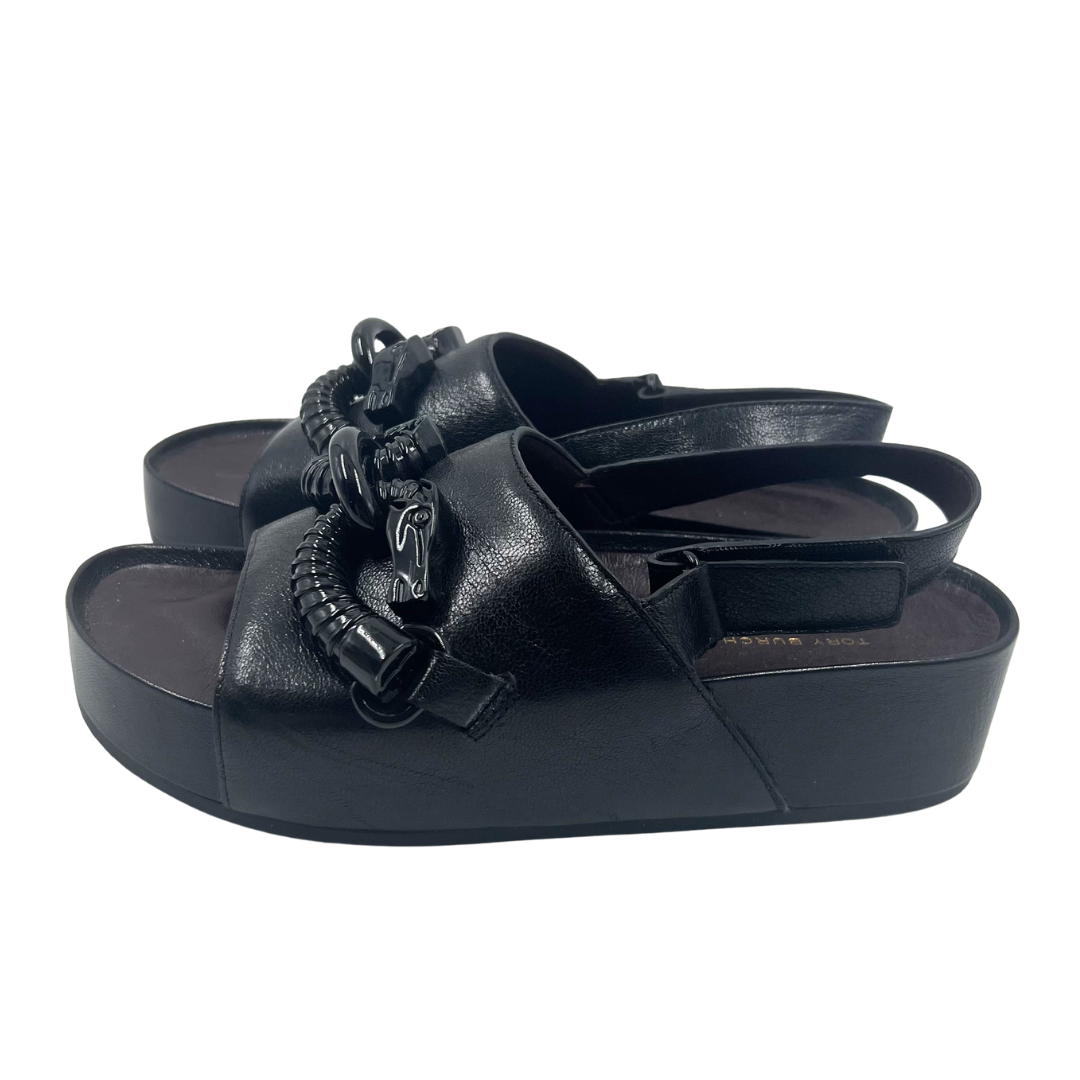 Tory Burch 8.5 Black Sandals
