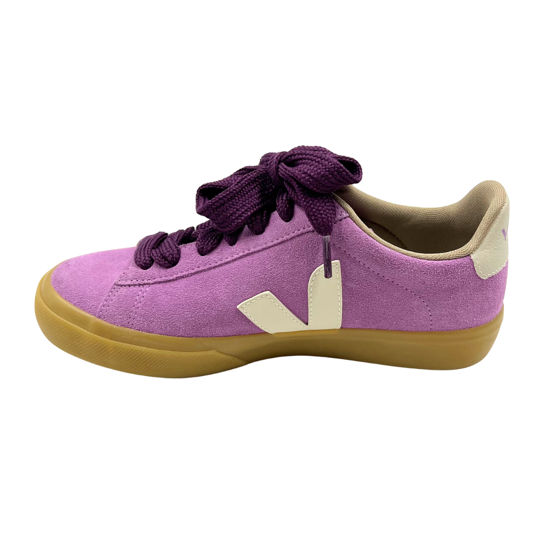 Veja 7 Lavender Suede Sneakers