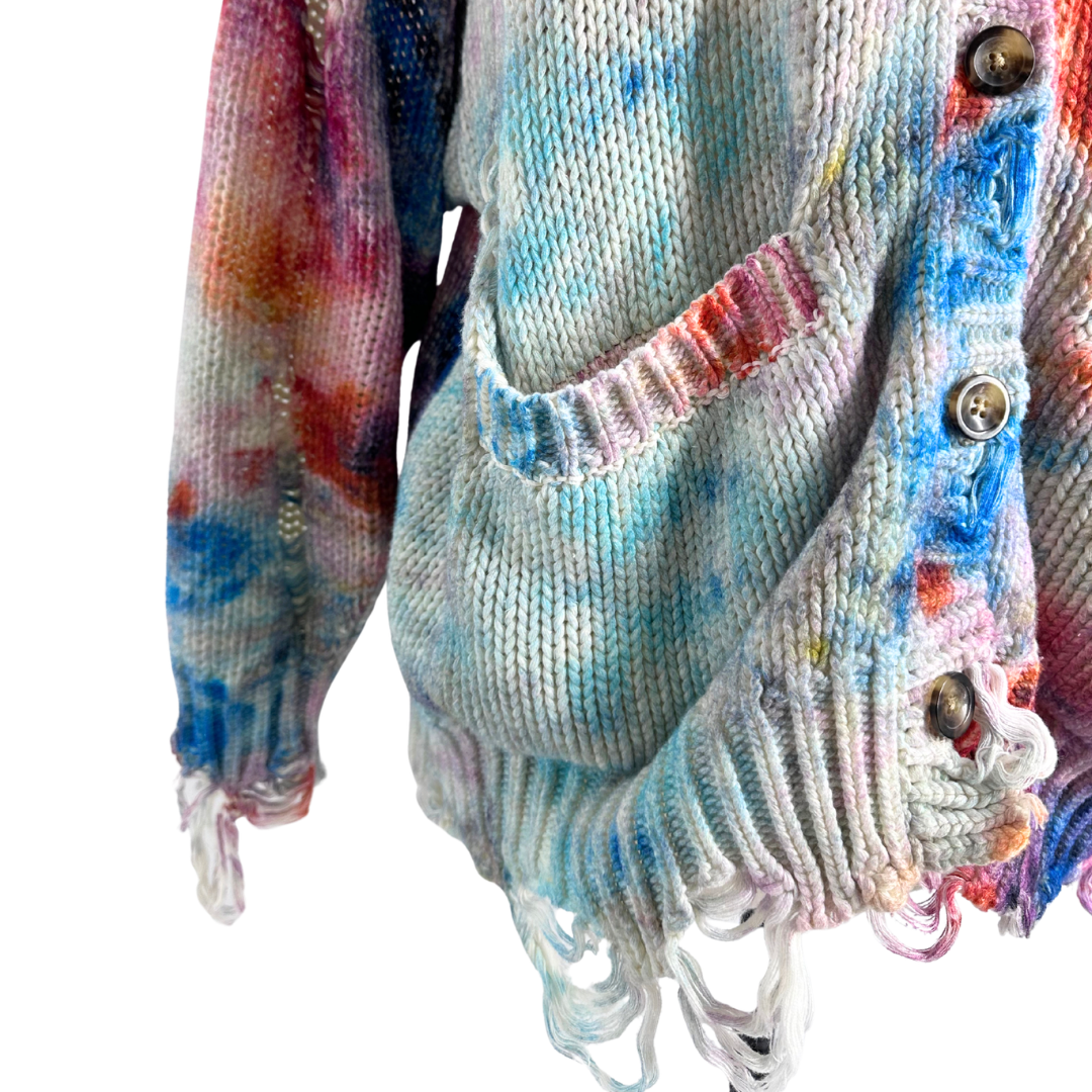 R13 Tie Dye Cardigan