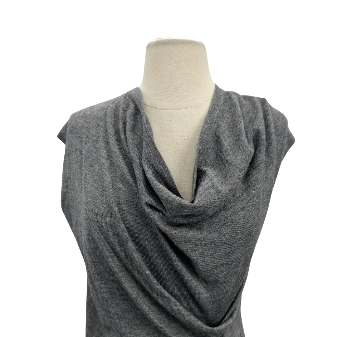 Derek Lam Grey Heather Knit Top