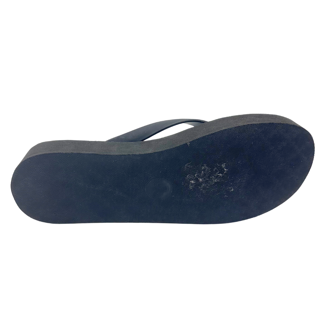 Gucci 39 Black Flip Flops