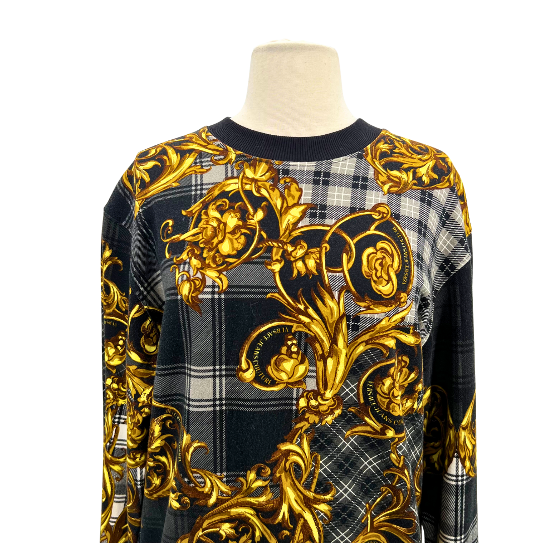 Versace Black/Gold Top