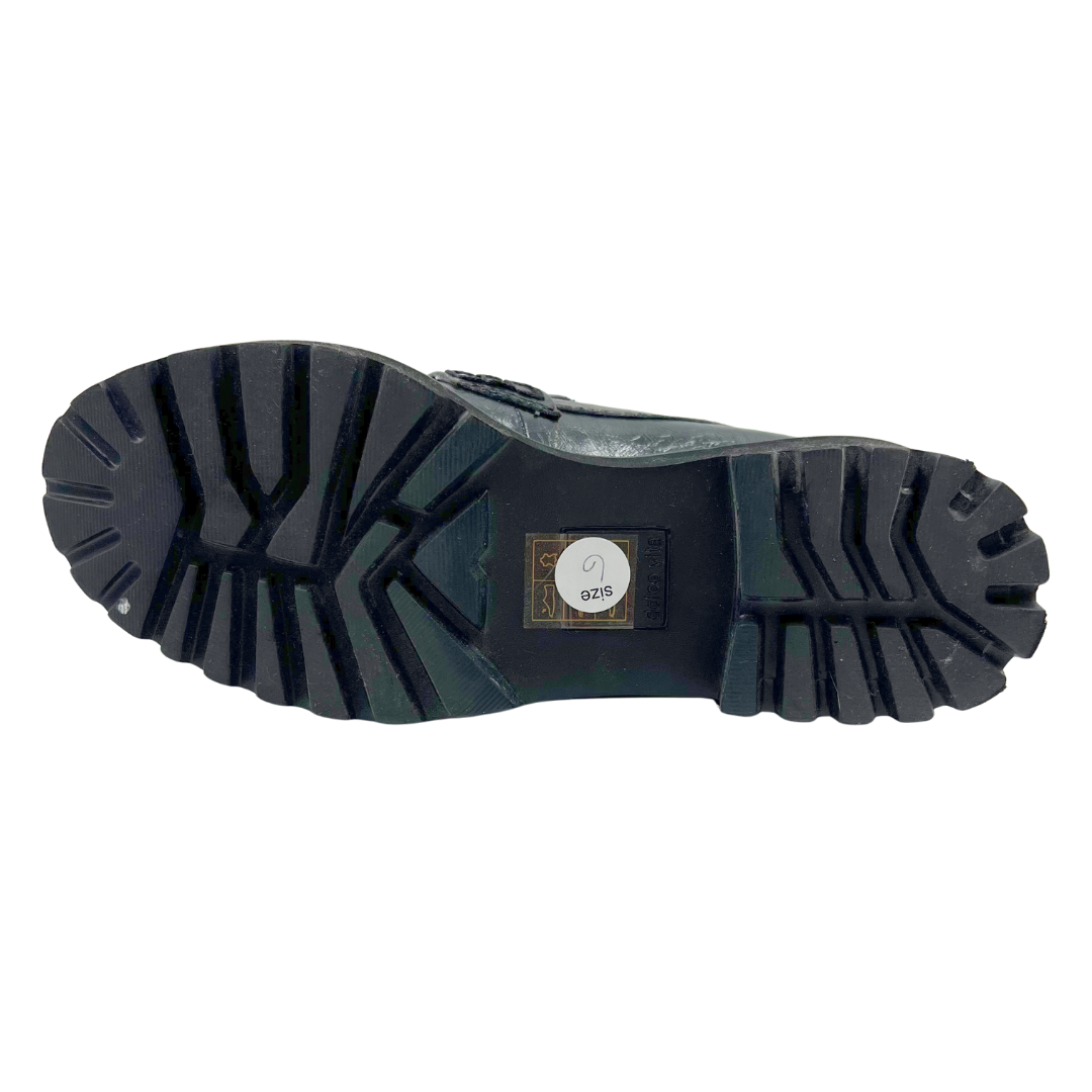 Dolce Vita 6 Black Leather Loafers