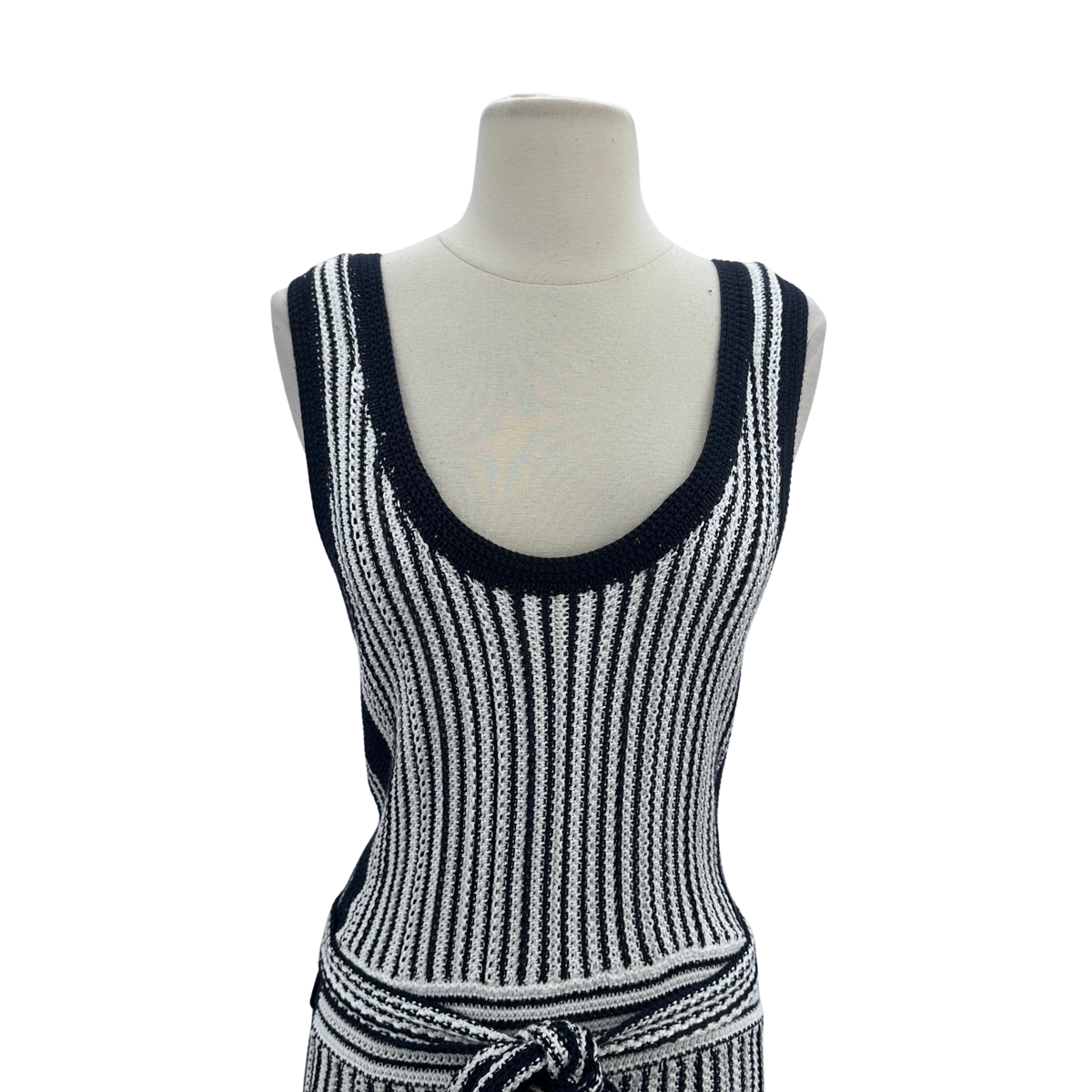 Marie Oliver White/Navy Dress